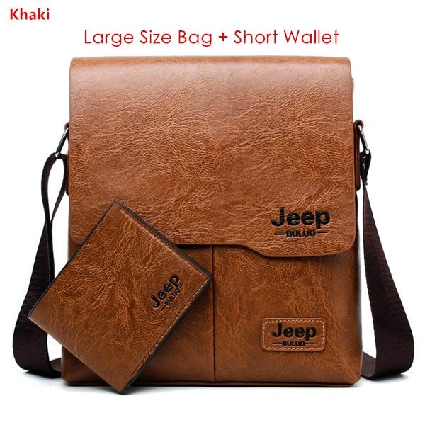 Primary image for JEEPBULUO BRAND Famous Business Casual Tote Bags Men Messenger Bag Leather Cross