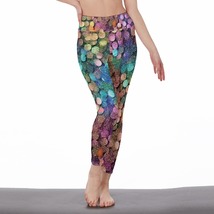 Women&#39;s Leggings Sparkle Mermaid Tail S-5XL Available - £23.94 GBP