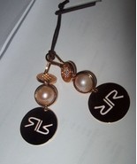  Rebecca  SHIBUYA Glam Rose Gold  Pearl Earrings BPEOPR05 $295 NWT - $288.84 CAD