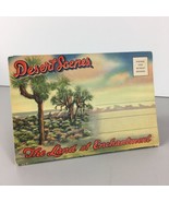 VTG Desert Scenes Land Of Enchantment Souvenir Folder Postcard Booklet S... - $31.67