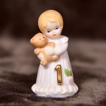Growing Up Birthday Girls 1981 Vintage 1 Year Old Enesco Blonde - €13,53 EUR