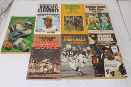 Lot of 7 Vintage Sports Stars Paperback Books Football Baseball - £13.34 GBP