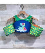 Speedo Splash Jammer Type V Life Preserver Jacket Blue Dinosaur Child 30... - £14.82 GBP