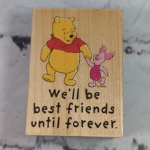 Rubber Stampede A1212E Best Friends Disney Winnie the Pooh Piglet Until Forever  - £9.34 GBP
