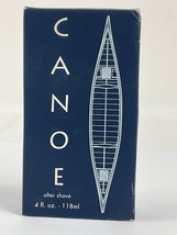 CANOE by Dana for Men After Shave Splash 4oz Glass Bottle Vintage New in Box - £13.27 GBP