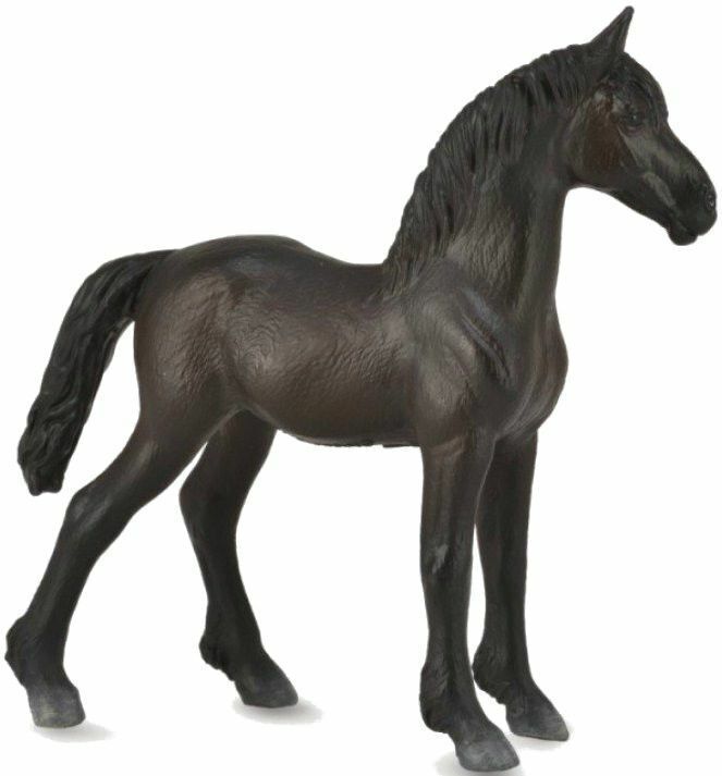 Z  Breyer CollectA  Friesian Foal  Black 88815 exceptional beautiful - $9.49