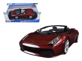 Lamborghini Gallardo Spyder Burgundy 1/18 Diecast Model Car by Maisto - $68.54