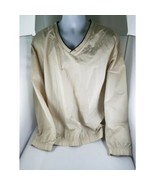 Golf Jacket Mens IZOD XTREME FUNCTION Beige Green Pullover 100% Polyeste... - €9,59 EUR