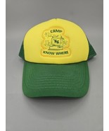 STRANGER THINGS Camp Know Where Hat Dustin &#39;85 Trucker Cap Netflix Cosplay - £5.14 GBP