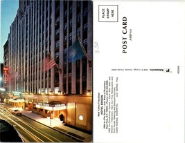 One(1) New York(NY) NYC Hotel Edison &amp; Rum House Old Car American Flag Postcard - £7.36 GBP