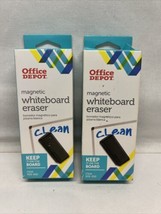 Office Depot Magnetic Whiteboard Erasers LOT of 2 NEW! School Supplies - $5.89