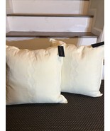 Ralph Lauren Whately Cream Deco Pillows 18” Set 2 ~New~ - $136.27 CAD