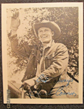 CHUCK CONNORS, BOBBY CRAWFORD (THE RIFLEMAN) ORIG,HAND SIGN AUTOGRAPHS - $4,096.66 MXN