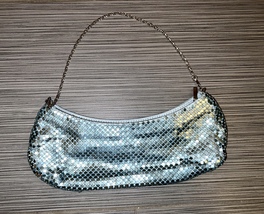 Blue Chainmail Clutch/Evening bag - £15.96 GBP
