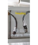 Heyday Micro USB to USB-A Braided Charging Cable for Android - 4ft - Bla... - £5.30 GBP