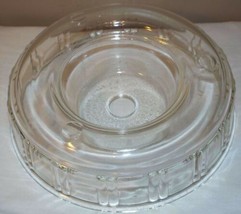 VINTAGE Queen Anne Glass Bake Jello Mold 1942 Kitchen Accessories - £25.16 GBP
