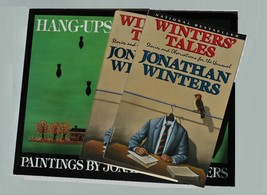 JONATHAN WINTERS SIGNED AUTOGRAPHED BOOKS (3) w/COA - $309.00