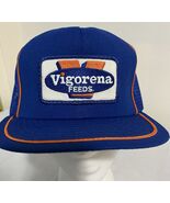 VTG Vigorena Feed Farm Patch Trucker Hat Snapback Cap Livestock Farming ... - $237.95 MXN