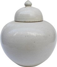Jar Vase BUSAN Lidded Colors May Vary White Variable Ceramic Handmade - £273.01 GBP