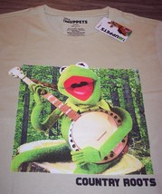 The Muppets Kermit The Frog Country Roots Banjo T-Shirt Mens Large New / Tag - £16.05 GBP