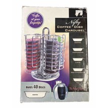 Nifty Solutions T-Discs Pod Carousel Holder Coffee Storage Organizer 40 Cup Rack - £13.42 GBP