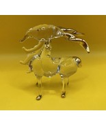 Exquisite Vintage Hand Blown Glass Animal Miniature Figurines from Thail... - $12.50