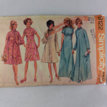 Vintage Simplicity Pattern 9122 Evening Dress &amp; Coat Misses Size 14 1960... - £11.66 GBP