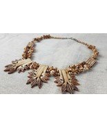 Vintage Handcarved Tribal Style Necklace. - $898.26 MXN