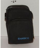 AMBICO Black Digital Camera Bag Case 5&quot; x 2&quot; Neoprene with belt loop - $20.74 CAD