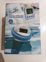 Wireless Pool Thermometer, Floating Easy Read,  Digital Thermo Blue Bay ... - $21.56
