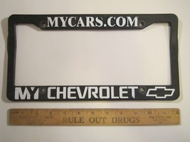 LICENSE PLATE Plastic Car Tag Frame MYCARS.COM MY CHEVROLET 14D - $17.28
