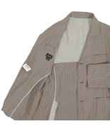 NEW Neiman Marcus Sportcoat (Jacket)!  Taupe with Light Tan Stripes  Linen - $159.99