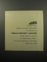 1951 Amelia Earhart Luggage Ad - In everything There is always one finest - £14.54 GBP