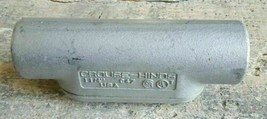 Cooper Crouse-Hinds C47 Conduit Outlet Body Size 1-1/4&quot; W/Cover - £19.60 GBP