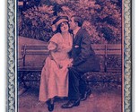Bamforth Romance Comic A Bit Of Alright Kiss on Bench 1911 DB Postcard U3 - $2.92