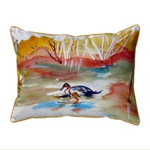 Betsy Drake Redhead Pair Large Indoor Outdoor Pillow 16x20 - £37.00 GBP