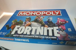  Monopoly Board Game Fortnite Edition Parker Brothers Hasbro Complete Ages 13+ - £11.87 GBP