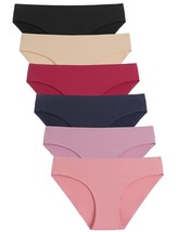 Women&#39;s Breathable Underwear-NoShow Stretch Bikini Panties Silky- Large - $20.31 CAD