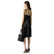 Sam Edelman Black Satin Spaghetti Strap Dress Size 8 - $46.53