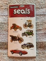 Vintage Dennison Seals Stickers Car Theme Automobile 48 In Pack - £8.03 GBP