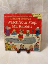 Early Step into Reading Ser.: Richard Scarry&#39;s Watch Your Step, Mr. Rabbit by Ri - £1.69 GBP