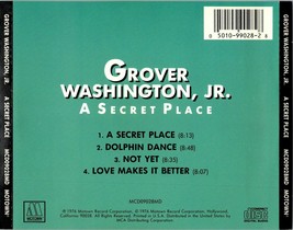 Grover Washington, Jr. A Secret Place Original Audio CD - £52.28 GBP