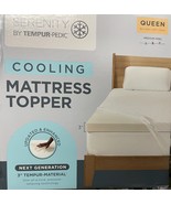Serenity Tempur-Pedic Cooling Memory Foam Mattress Topper Queen - $173.25