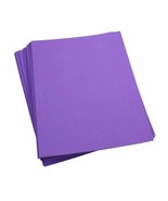 Craft Foam -9&quot; x 12&quot; Sheets-Purple-10 Pack- 2mm thick - £10.86 GBP