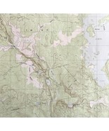 Map West Lake Maine USGS 1987 Topographic Vintage Survey 1:24000 27x22&quot; ... - €38,51 EUR