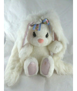 Vintage Applause HARE BRUSH White Long ear ed BUNNY Rabbit 9&quot; Plush 15&quot; ... - $27.05 CAD