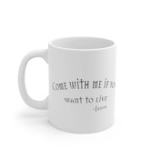 White Ceramic Mug &quot;Come with me&quot; - $277.58 MXN