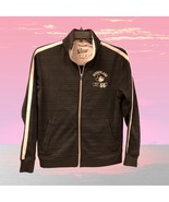 Disney Parks zip up dark gray athletic jacket men’s size S - $659.52 MXN