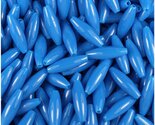 BeadTin True Blue Neon Bright 19mm Spaghetti Craft Beads (150pcs) - $3.39