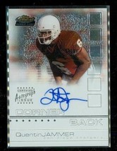 2002 Quentin Jammer Topps Finest Auto RC 944/1200 #127 University of Texas - £7.73 GBP
